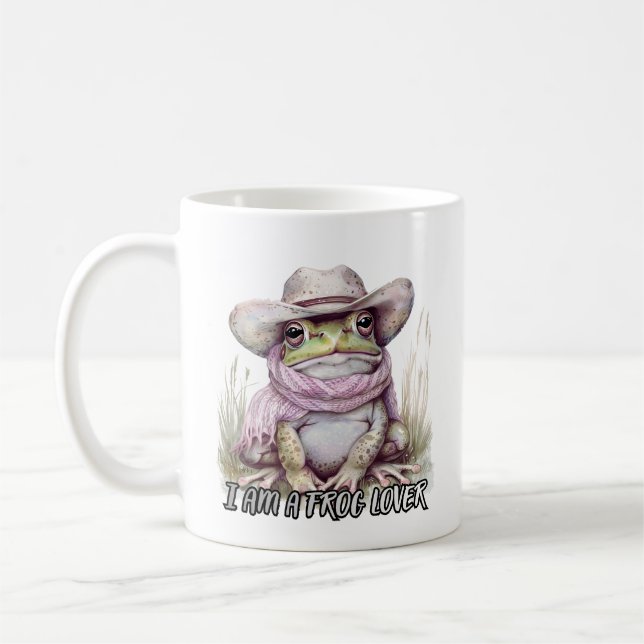 Taza de café de rana caprichosa (Izquierda)