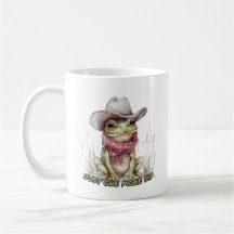 Taza de café de rana caprichosa