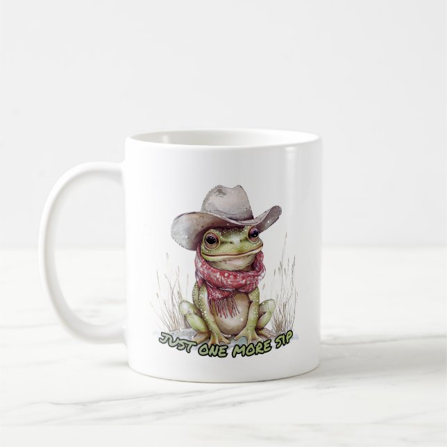 Taza de café de rana caprichosa (Izquierda)