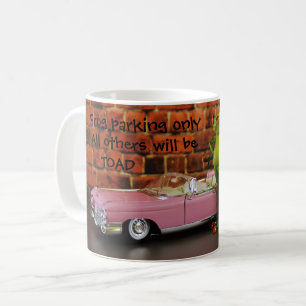 Taza de café de rana divertida sapo