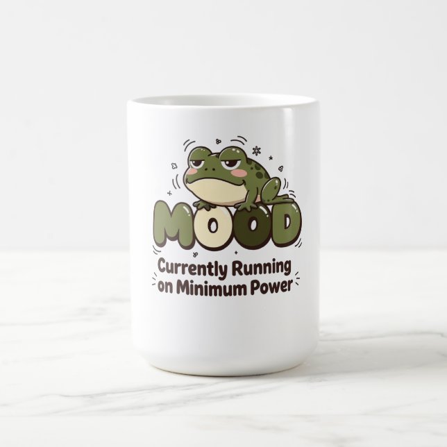 Taza de café de rana funcionando con potencia míni (Centro)