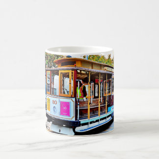 Taza de café de recuerdo del tranvía de San Franci