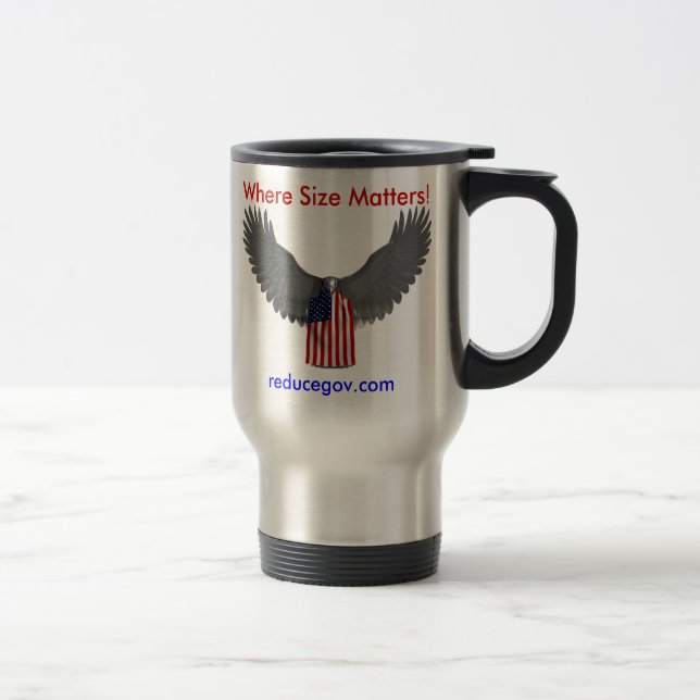 taza de café de Reducegov.com donde importa el (Derecha)