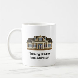 Taza de café de regalo para agente inmobiliario