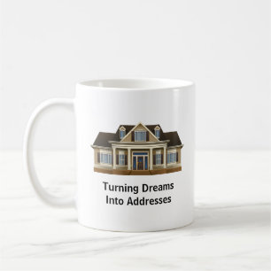 Taza de café de regalo para agente inmobiliario