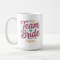 Taza de café de regalo para dama de honor con bril