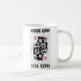 Taza de café de reyes Poker Club del suicidio