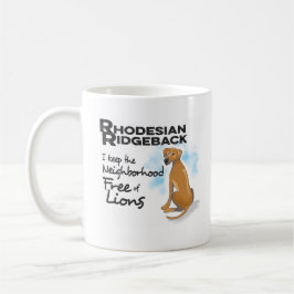 Taza de café de Rhodesian Ridgeback