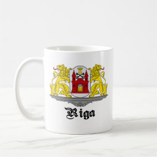 Taza de café de Riga Letonia