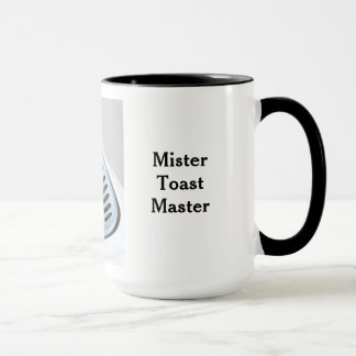 Taza de café de señor Toast Master