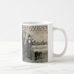 Taza de café de señora Gun Ad del Victorian del