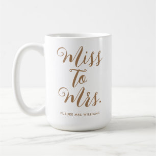 Taza De Café De Señorita a Señora Fiesta de Despedida de Solter