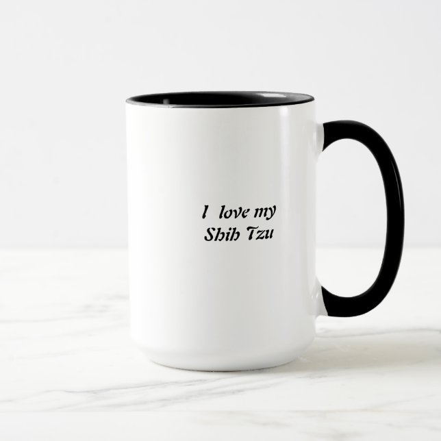Taza de café de Shih Tzu (Derecha)