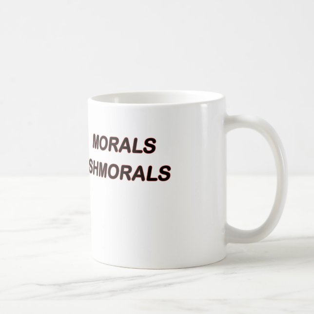 Taza de café de Shmorals de las moralejas (Derecha)
