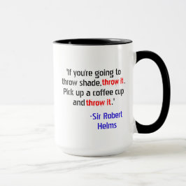 Taza de café de sir Roberto Helms Left-handed
