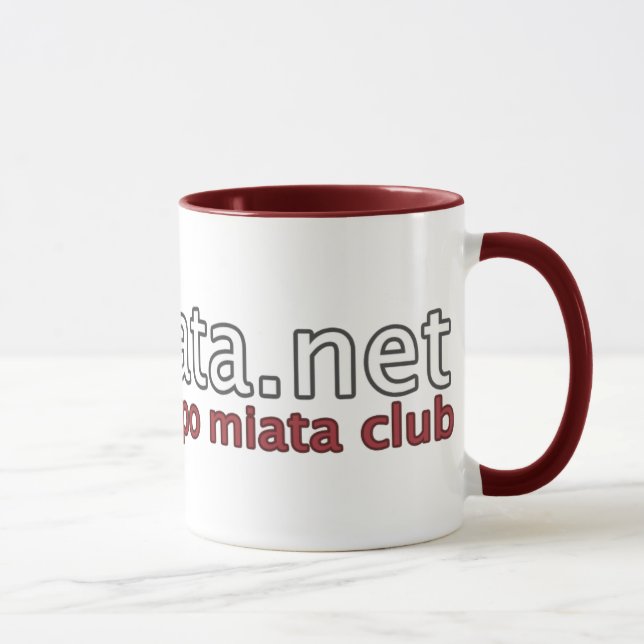 taza de café de SLOmiata.net 15oz (Derecha)