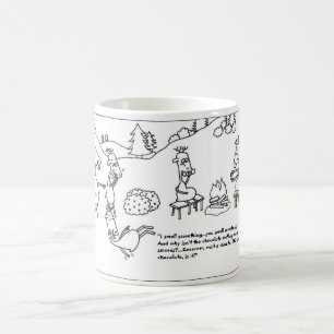 Taza de café de Smores del reno