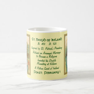 Taza de café de Sta. Brígida de Irlanda (M 014) 2a