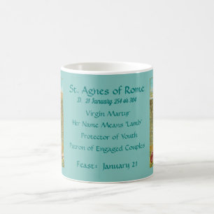 Taza de café de Sta. Inés de Roma (BC 01) 2a