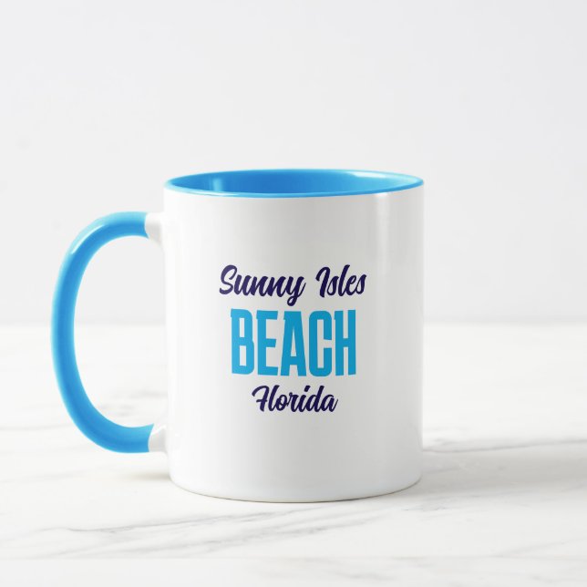 Taza de café de Sunny Isles Beach Florida (Izquierda)