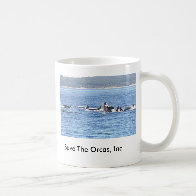 Taza de café de Superpod de la orca (Derecha)