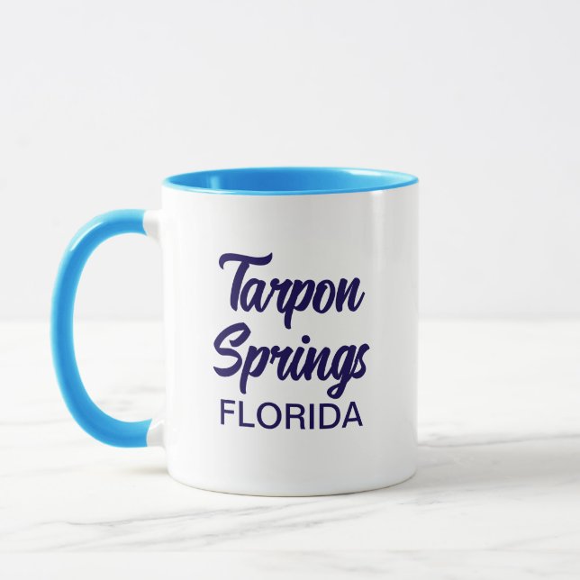 Taza de café de Tarpon Springs Florida (Izquierda)