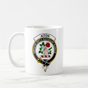 Taza de café de tartán de Aiton - tamaño 11oz