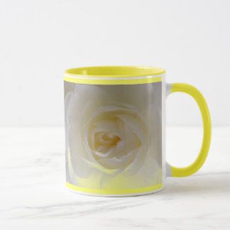 Taza de café de tazas blancas bello decoro Rosa
