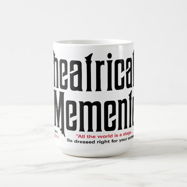 Taza de café de teatro de los recuerdos (Centro)