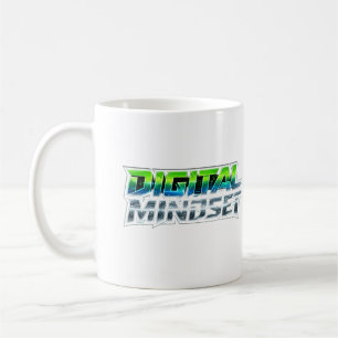 Taza de café de tecnología futurista Mentalidad Di