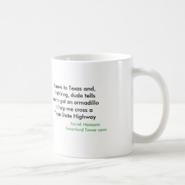 Taza de café de Tejas