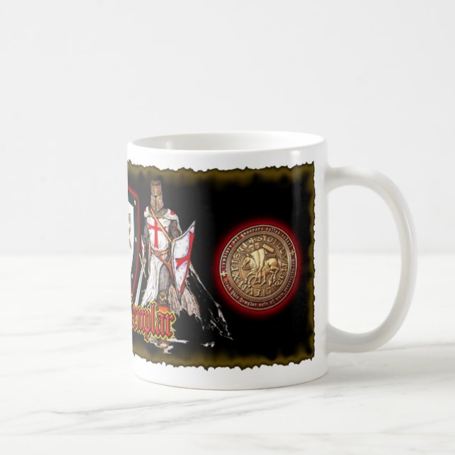 Taza de café de Templars de los caballeros (Derecha)
