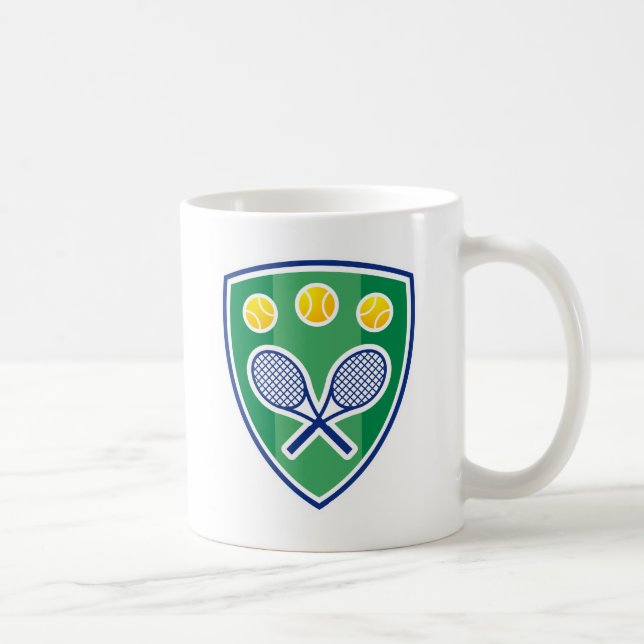 Taza de café de tenis personalizada (Derecha)