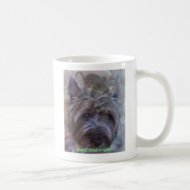 TAZA DE CAFÉ DE TERRIER DE MOJÓN HALLOWEEN (Derecha)