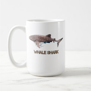 Taza de café de tiburón ballena