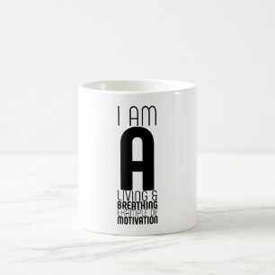 Taza de café de tipografía