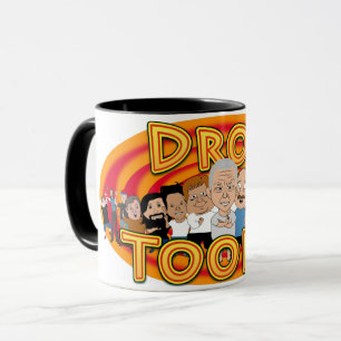 Taza de café de Toons del descenso