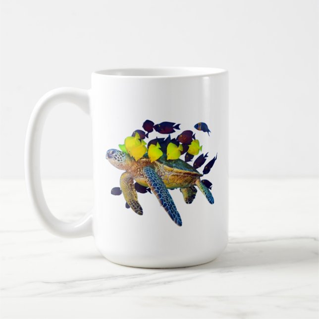 Taza de café de tortuga marina (Izquierda)