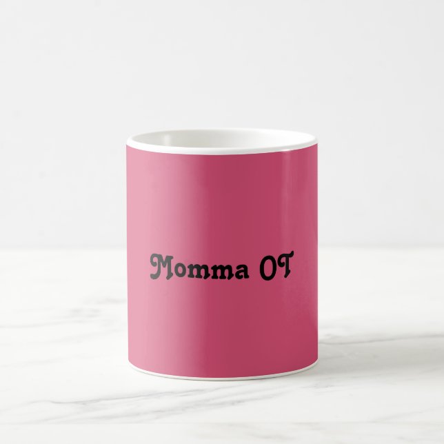 Taza de café de trabajo de Momma (Centro)