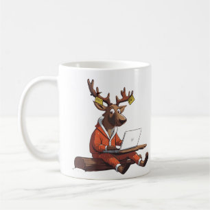 Taza de café de trabajo remoto personalizable - Ar