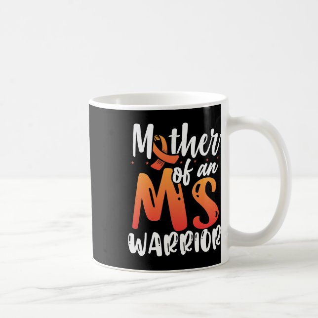 Taza De Café De Una Sra Warrior Conciencia De La Esclerosis Múl (Derecha)