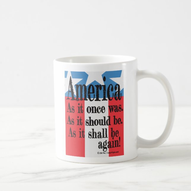 Taza de café "de una tostada americana" (Derecha)