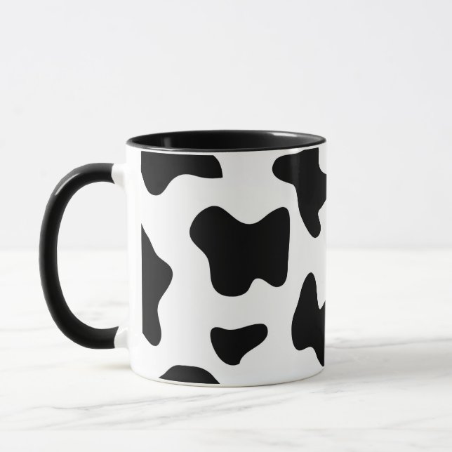 taza de café de vaca mug (Izquierda)