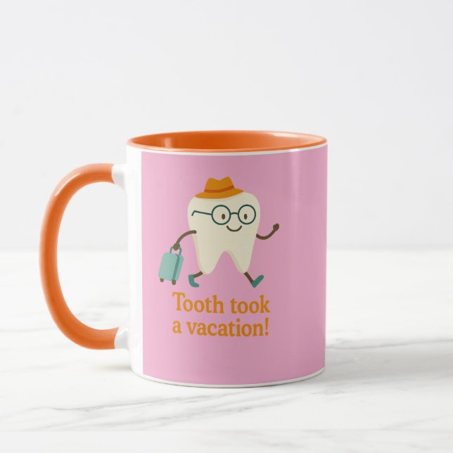 Taza de café de vacaciones de diente | Diente dive (Izquierda)