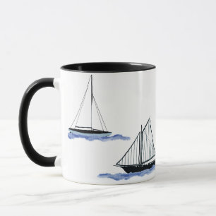 taza de café de velero