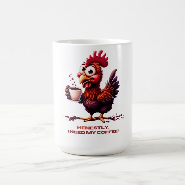 Taza De Café De verdad necesito mi café (Centro)