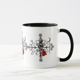 Taza de café de Veve de la muñeca del vudú de