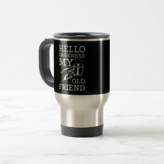 Taza De Café De Viaje Mi Vieja Amiga La Oscuridad