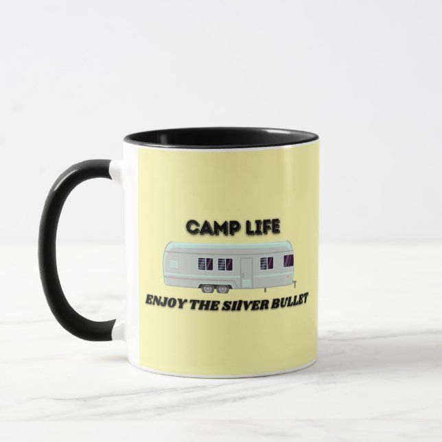 Taza de café de vida en el campamento (Izquierda)