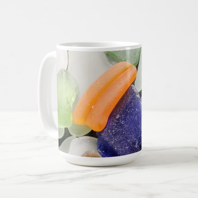 Taza de café de vidrio de mar (Anverso izquierdo)
